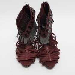 مملوكة مسبقًا صندل ديور إكستريم كت أوت غلادياتورجلد بني غامق نقشة الثعبان مقاس 37.5