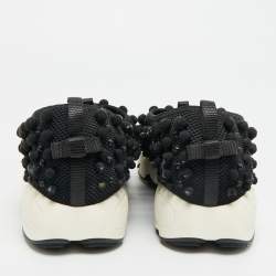 مملوكة مسبقًا حذاء رياضي ديور فيوجن شبك مزخرف بالكريستال الأسود مقاس 39.5