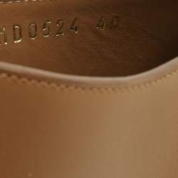 مملوكة مسبقًا Dior Attitude Size 40 Brown Leather Wedge Sandals