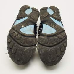 مملوكة مسبقًا Dior Fusion Size 39 Black Mesh Embellished Slip On Sneakers