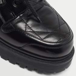 مملوكة مسبقًا حذاء بوت كاحل ديور جلد أسود مقاس 40