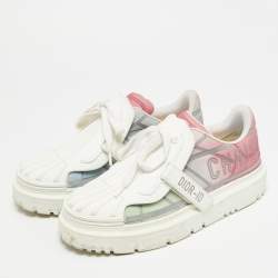 Pre Owned حذاء رياضي ديور بألوان متعددة قماش تقني ومطاط ديور آي دي منخفض من أعلى مقاس 38.5