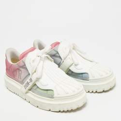 Pre Owned حذاء رياضي ديور بألوان متعددة قماش تقني ومطاط ديور آي دي منخفض من أعلى مقاس 38.5