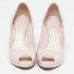 مملوكة مسبقًا Dior Miss Dior Size 37 Pink Leather Platform Pumps
