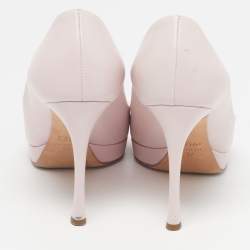 مملوكة مسبقًا Dior Miss Dior Size 37 Pink Leather Platform Pumps