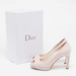 مملوكة مسبقًا Dior Miss Dior Size 37 Pink Leather Platform Pumps