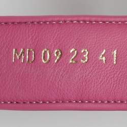 Pre Owned Dior Dioract Size 41 Two Tone Print Fabric and Leather Flat Sandals