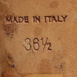 Pre Owned صندل ديور شبك وجلد لامع أسود سيور قفصي مقدمة مفتوحة مقاس 37.5