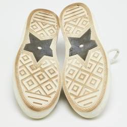 مملوكة مسبقًا Dior Walk'n'Dior Size 38.5 Navy Blue Knit Fabric Low Top Sneakers