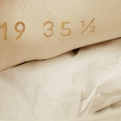 Pre Owned حذاء رياضي ديور ووك ن ديور قماش كريمي منخفض مقاس 36