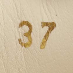 مملوكة مسبقًا حذاء رياضي ديور ووكن ديور كانفاس أبيض بعنق منخفض مقاس 37