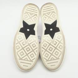 Pre Owned Dior Walk'n'Dior Size 38 Black/White Lace and Mesh Low Top Sneakers