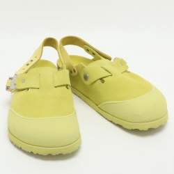 Pre Owned صندل مفتوح ديور x بيركنستوك توكيو جلد سويدي أصفر مقاس 40