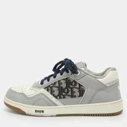 Pre Owned Dior B27 Size 38 Multicolor Leather and Fabric Low Top Sneakers