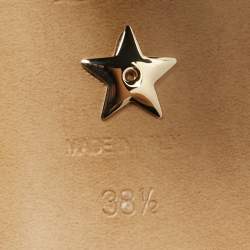 Pre Owned Dior D-dior Size 38.5 Black Leather Ankle Strap Sandals