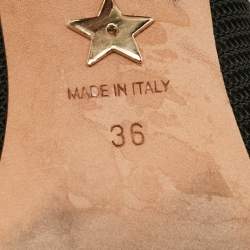 Pre Owned Dior J'Adior Size 36 Black/White Canvas and Knit Fabric Slingback Pumps