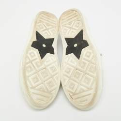 مملوكة مسبقًا حذاء رياضي ديور قماش أزرق بحري Walk'n'Dior عنق منخفض مقاس 38