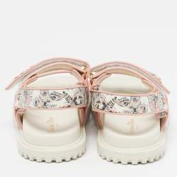 Pre Owned صندل ديور حزام كاحل جلد بيج مقاس 39