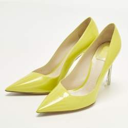 مملوكة مسبقًا حذاء كعب عالي ديور شيري مقدمة مدببة شامواه بنفسجي مقاس 37