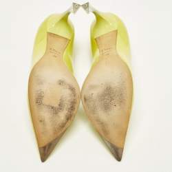 مملوكة مسبقًا حذاء كعب عالي ديور شيري مقدمة مدببة شامواه بنفسجي مقاس 37