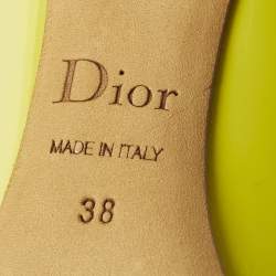 مملوكة مسبقًا حذاء كعب عالي ديور شيري مقدمة مدببة شامواه بنفسجي مقاس 37