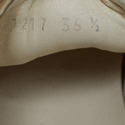 مملوكة مسبقًا Dior Walk'n'Dior Size 36.5 Cream Canvas Low Top Sneakers