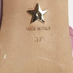 مملوكة مسبقًا صندل سلايد ديور جلد بورغندي مونتين 30 مقاس 41