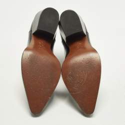 مملوكة مسبقًا حذاء بوت الكاحل ديور جلد أسود مقاس 37.5