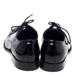 Dior Black Patent Leather Lace Up Derby Size 34