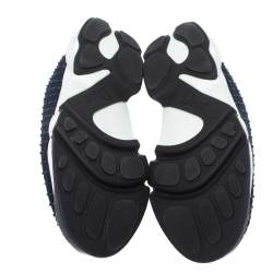 Pre Owned Dior Back Mesh Fusion Bead Embellished Slip On Sneakers Size 36.5