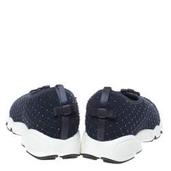 Pre Owned Dior Back Mesh Fusion Bead Embellished Slip On Sneakers Size 36.5