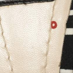 Pre Owned Dior Multicolor Sequins and Fabric Open Toe Wedge Slingback Sandals 38.5