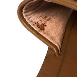 Pre Owned Dior Brown Leather Dior Evolution Slides Size 39