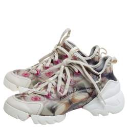 Pre Owned حذاء رياضي ديور دي كونكت بي في سي ونيوبرين متعدد الألوان مقاس 36