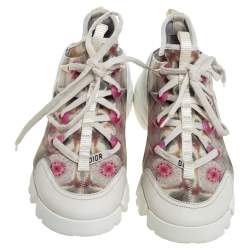 Pre Owned حذاء رياضي ديور دي كونكت بي في سي ونيوبرين متعدد الألوان مقاس 36