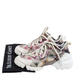 Pre Owned حذاء رياضي ديور دي كونكت بي في سي ونيوبرين متعدد الألوان مقاس 36