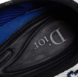 Dior White/Black Mesh Fusion Sneakers Size 36.5