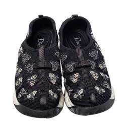 Dior Black Mesh Bee Fusion Sneakers Size 38