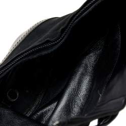 مملوكة مسبقًا Dior Black Suede And Leather CD Logo Ankle Boots Size 37