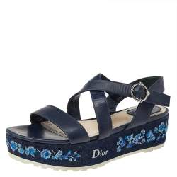 Dior 2025 denim sandals