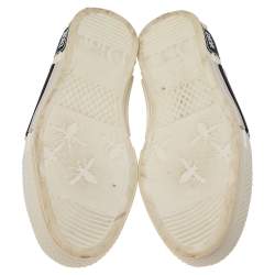 مملوكة مسبقًا Dior Multicolor Printed Mesh B23 Low Top Sneakers Size 39