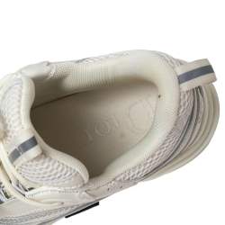 Dior Homme White Mesh And Leather B22 Low Top Sneakers Size 39