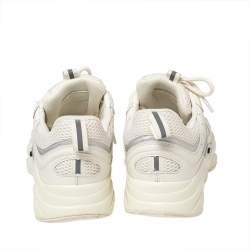 Dior Homme White Mesh And Leather B22 Low Top Sneakers Size 39