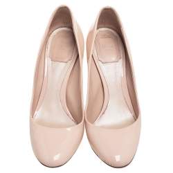 Dior Beige Patent Leather Pumps Size 37