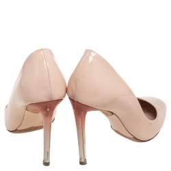 Dior Beige Patent Leather Pumps Size 37