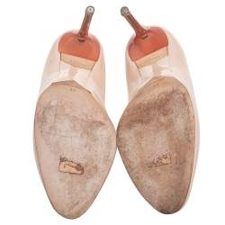 Dior Beige Patent Leather Pumps Size 37