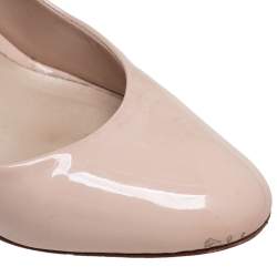 Dior Beige Patent Leather Pumps Size 37