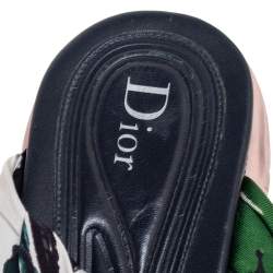 مملوكة مسبقًا صندل ديور بروكلين قماش متعدد الألوان ملتف مقاس 37