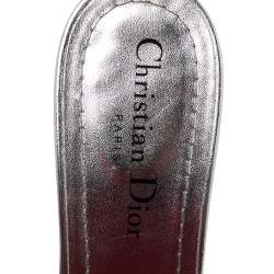 مملوكة مسبقًا Dior Multicolour Canvas D-way Slide Sandals Size 37.5