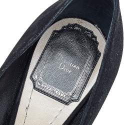 Pre Owned Dior Black Suede Songe Pointed Toe Pumps Size 36.5